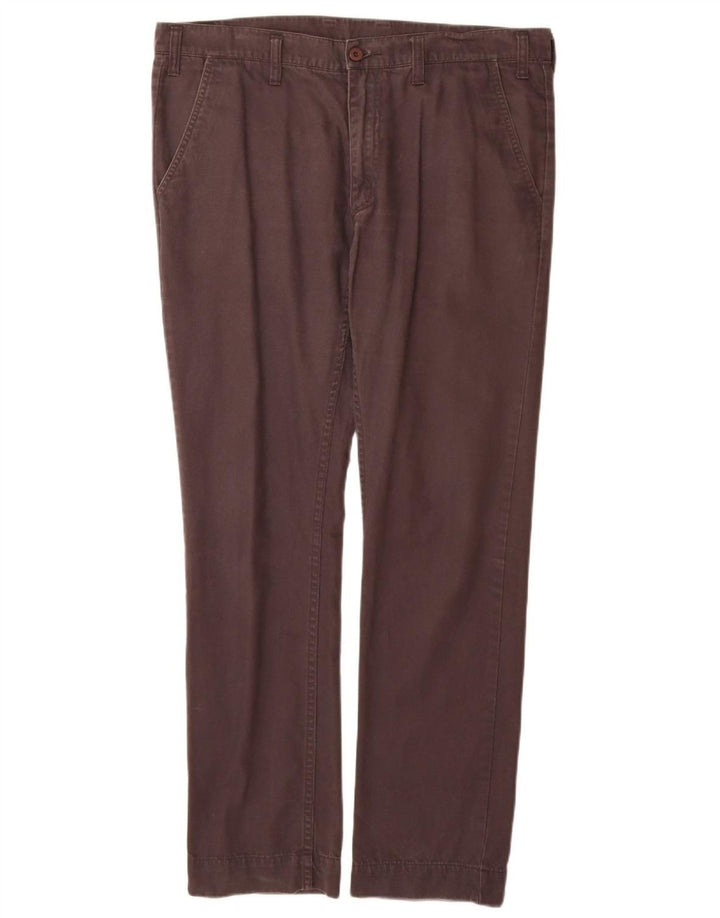 CHEAP MONDAY Pantaloni chino dritti da uomo W34 L32 Neri