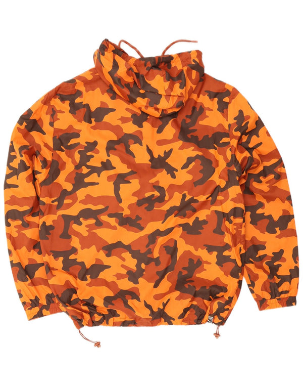 Giacca anorak grafica da uomo Puma UK 38 Medium Orange Camouflage Sports