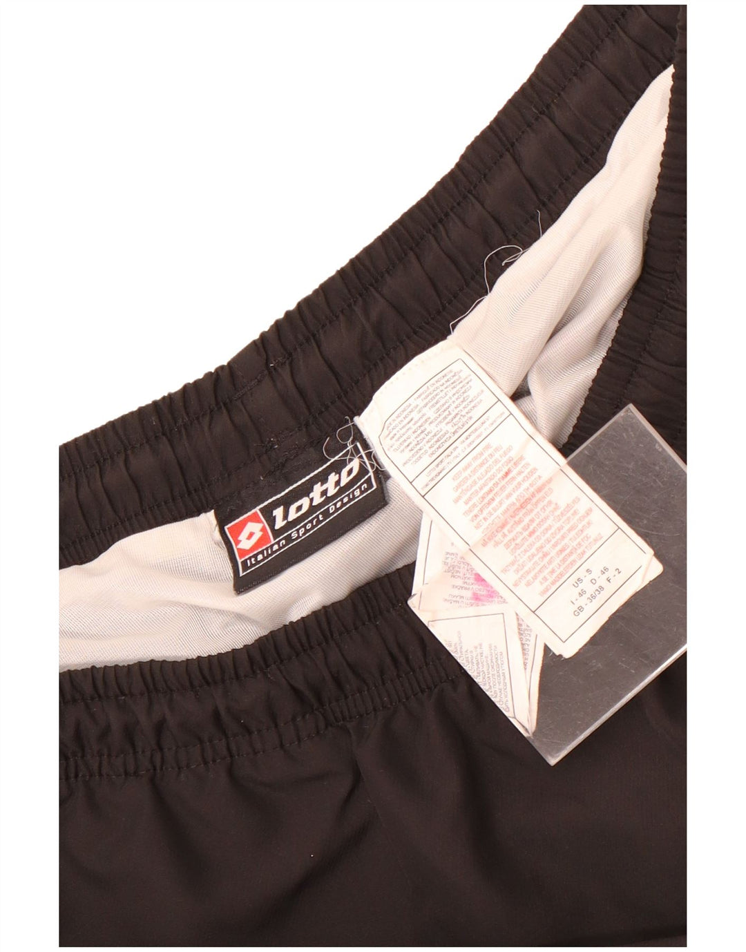 Pantaloncini sportivi da uomo Lotto UK 36/38 Small Nero Poliestere