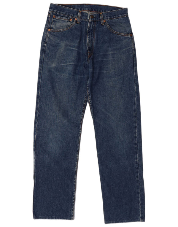 Levi's Mens 521 Straight Jeans W32 L32 Blue Cotton