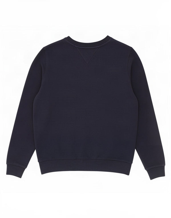 Tommy Hilfiger Felpa grafica da uomo Maglione piccolo cotone blu navy