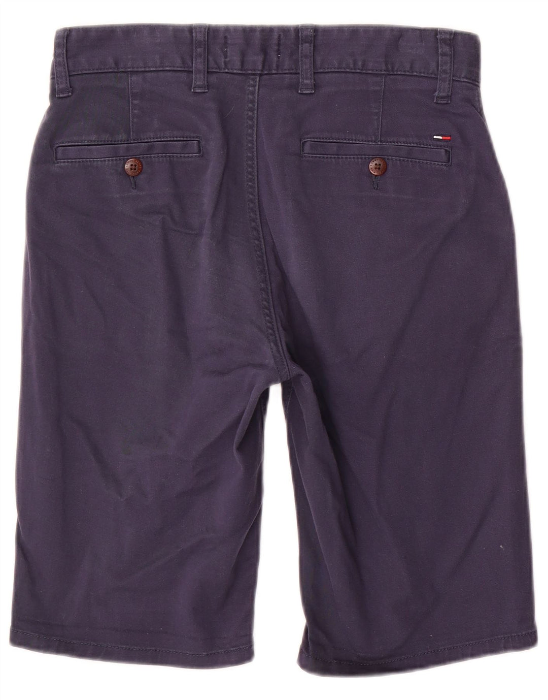 TOMMY HILFIGER Pantaloncini chino da uomo W28 piccoli in cotone blu navy
