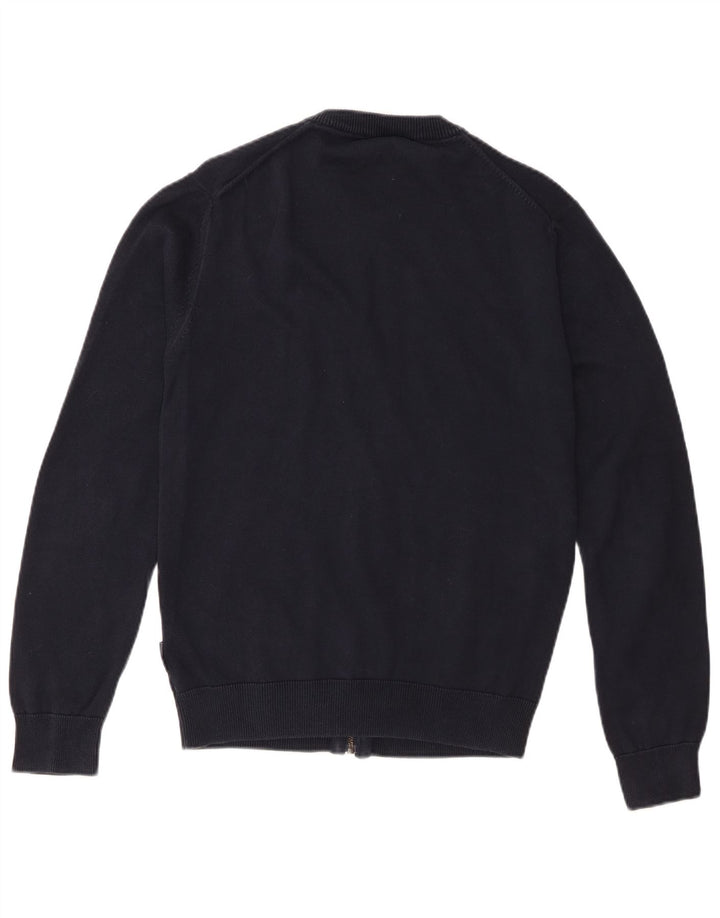 Maglione cardigan da uomo French Connection piccolo in cotone blu navy