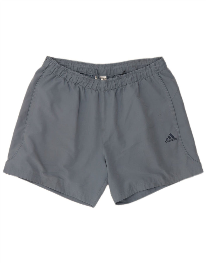 ADIDAS Mens Climalite Sport Shorts XL Grey Polyester
