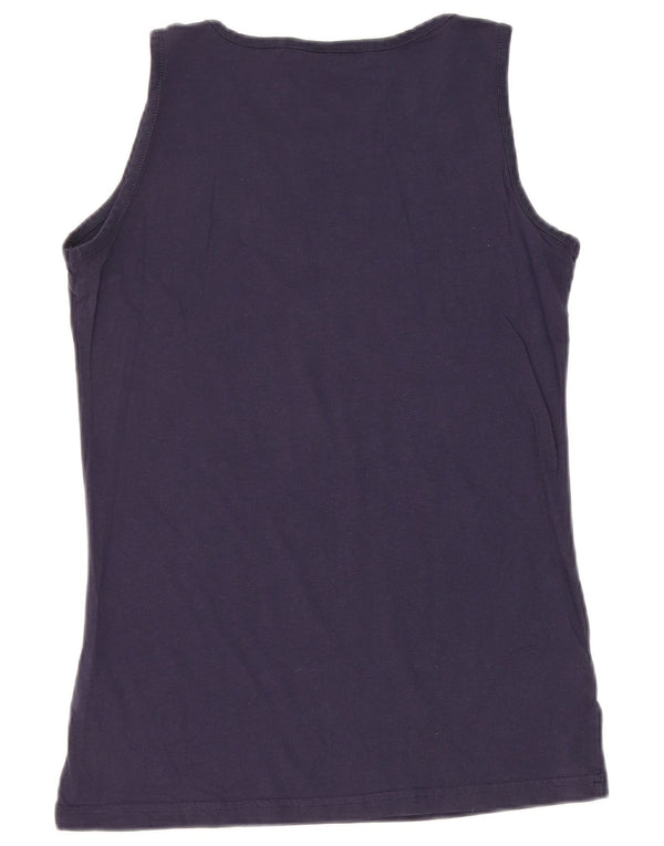 Canotta grafica da bambino Lotto 15-16 anni XL in cotone blu navy