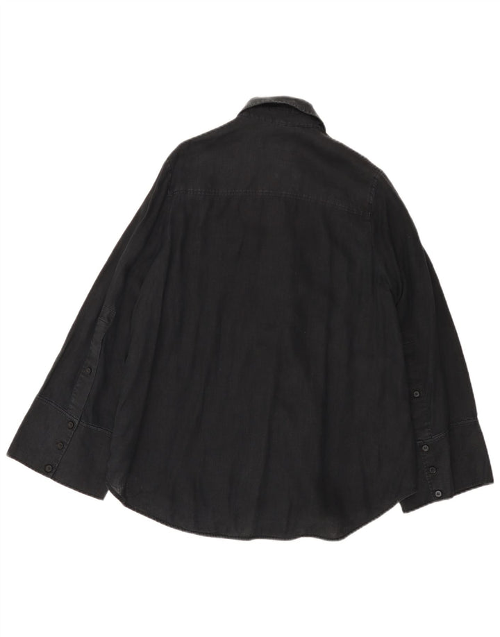 Camicia oversize da donna Cos EU 32 2XS Lino nero