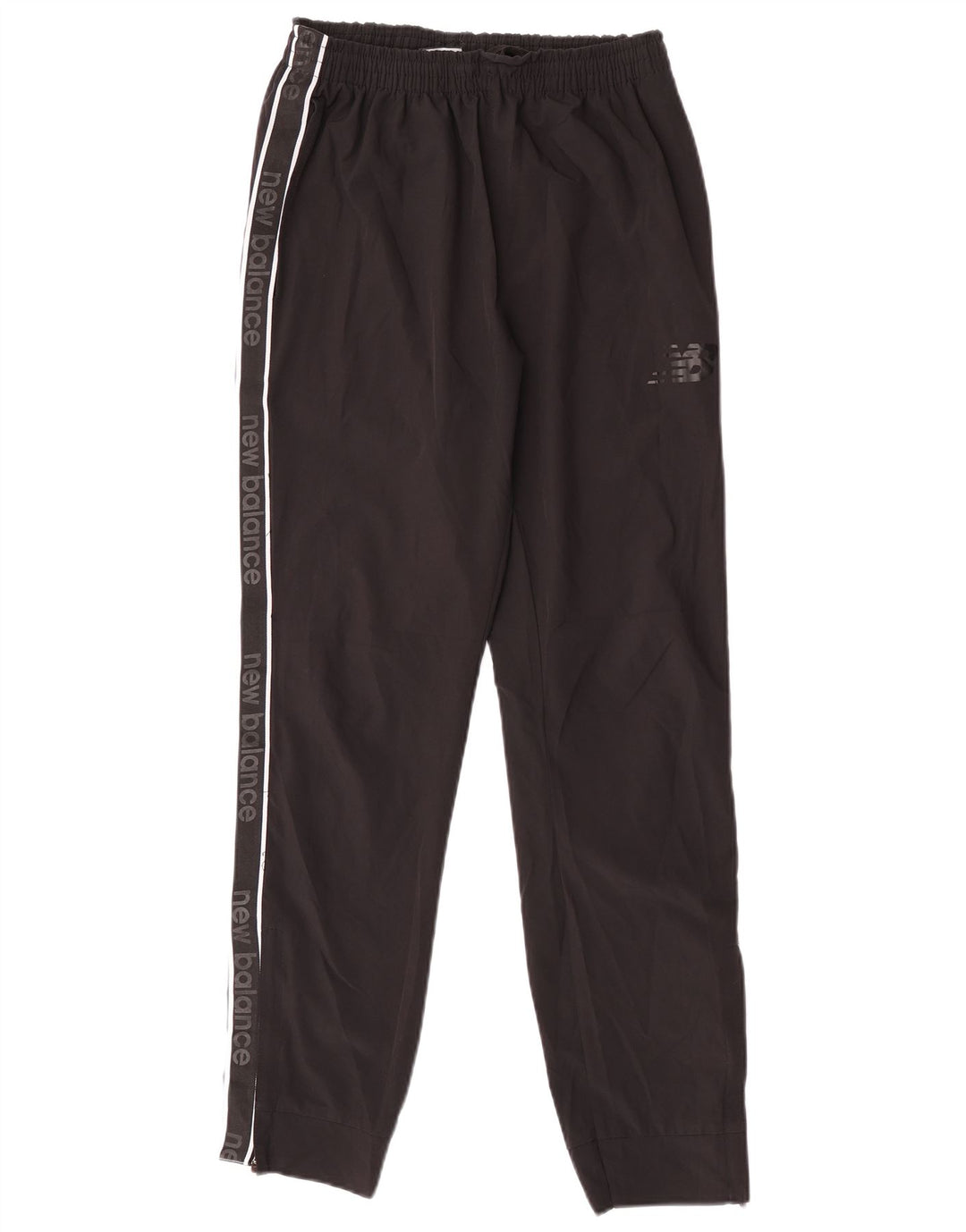 New Balance Pantaloni da tuta da uomo con grafica Joggers piccoli in poliestere nero