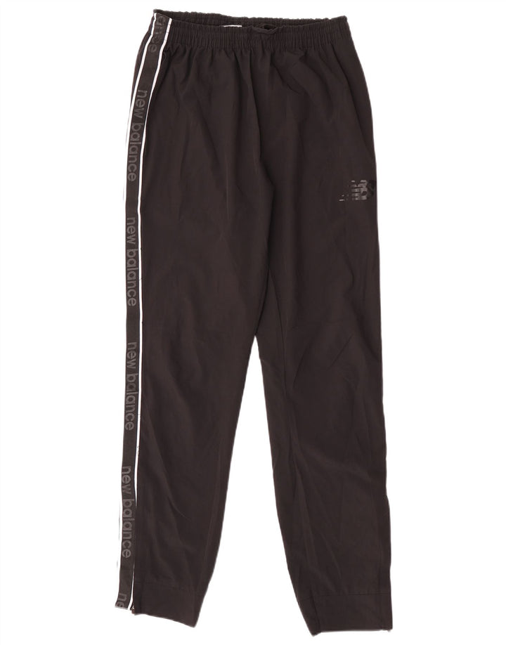 New Balance Pantaloni da tuta da uomo con grafica Joggers piccoli in poliestere nero