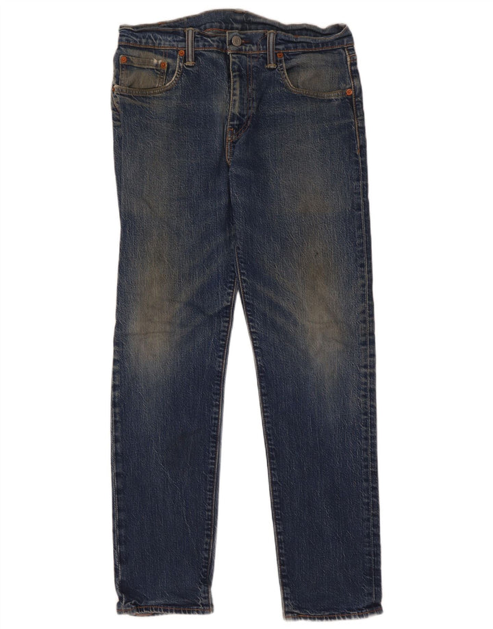 Jeans slim da uomo Levi's W30 L32 in cotone blu