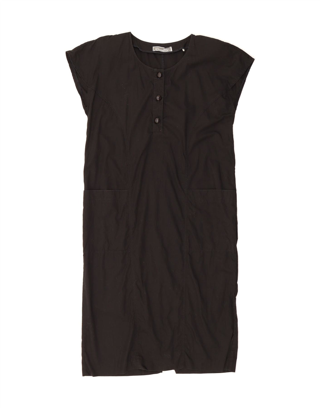 ORSETTO Womens Sheath Dress IT 44 Medium Black Cotton Vintage Orsetto and Second-Hand Orsetto from Messina Hembry 