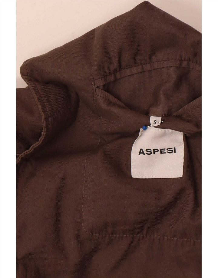 Giacca blazer da uomo a 3 bottoni Aspesi UK 36 piccola marrone