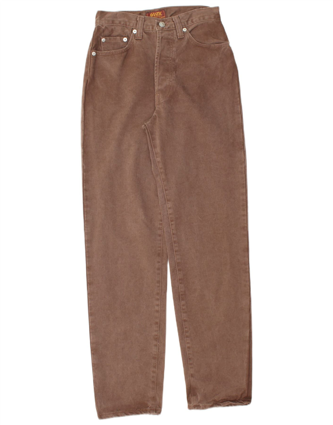 Jeans affusolati da donna AVIATIC W28 L31 cotone marrone