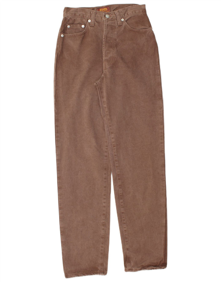 Jeans affusolati da donna AVIATIC W28 L31 cotone marrone