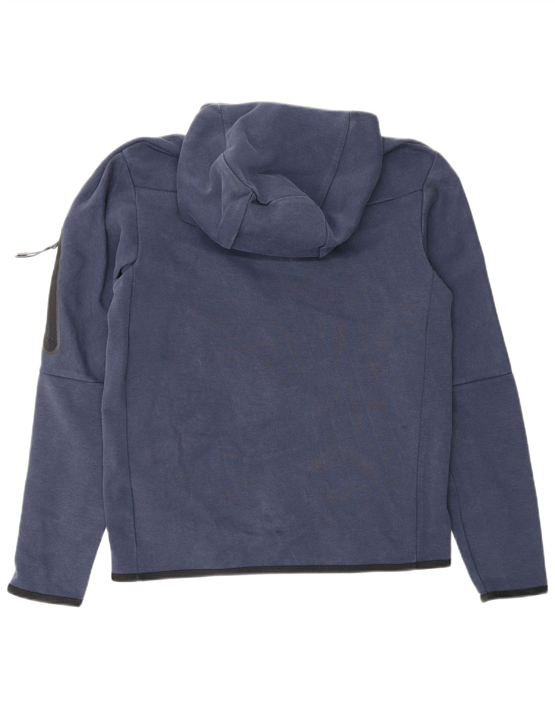Felpa con cappuccio e zip Nike da uomo, piccola, in cotone blu navy