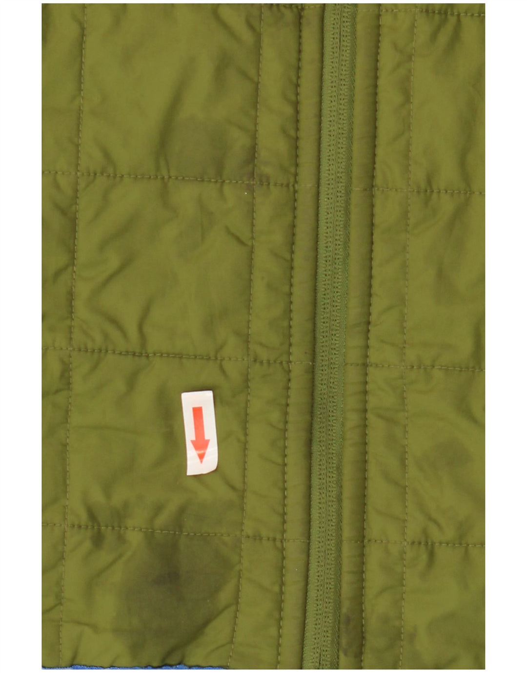 Giacca imbottita con cappuccio Jack Wolfskin per ragazzi 7-8 anni color block verde
