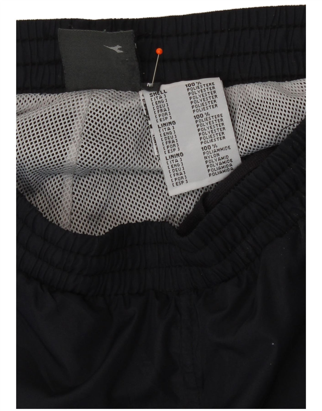 Pantaloni da tuta da uomo Diadora Joggers medi in poliestere blu navy