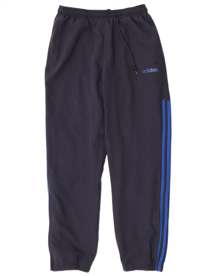 Pantaloni da tuta da uomo Adidas Joggers medi in poliestere blu navy