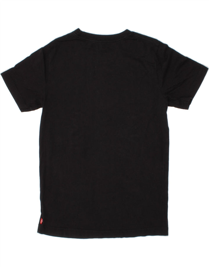 LEVI'S Boys Graphic T-Shirt Top 13-14 Years Black Cotton Vintage Levi's and Second-Hand Levi's from Messina Hembry 