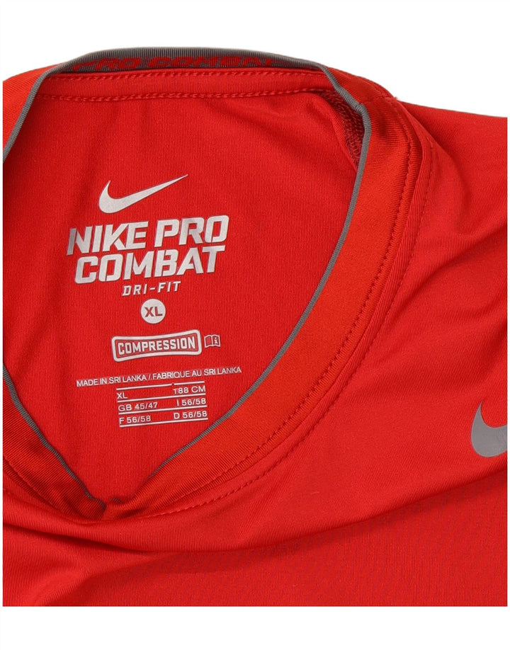 T-shirt NIKE Dri Fit da uomo UK 45/47 XL Rossa