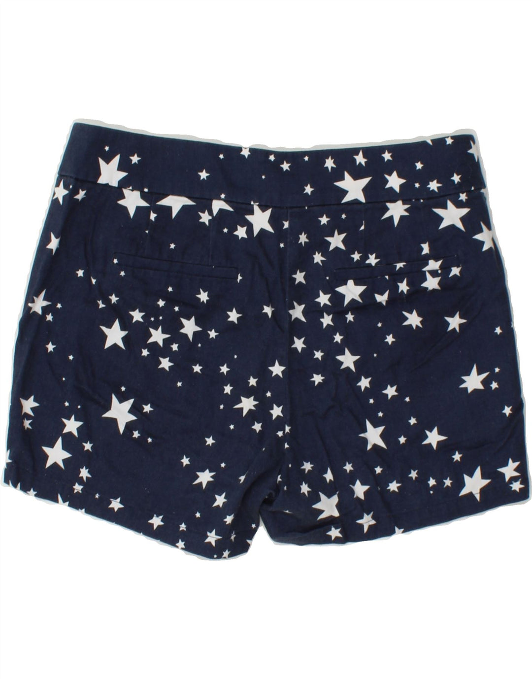 J. CREW Womens Abstract Pattern Chino Shorts US 0 XS W28  Navy Blue Cotton Vintage J. Crew and Second-Hand J. Crew from Messina Hembry 