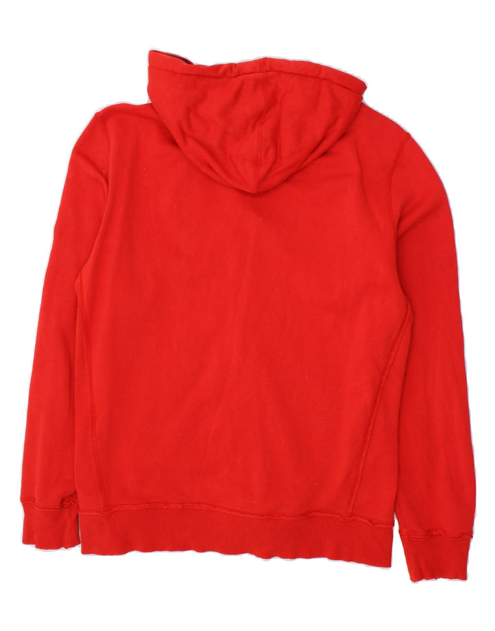 PUMA Mens Graphic Zip Hoodie Sweater Medium Red Vintage Puma and Second-Hand Puma from Messina Hembry 