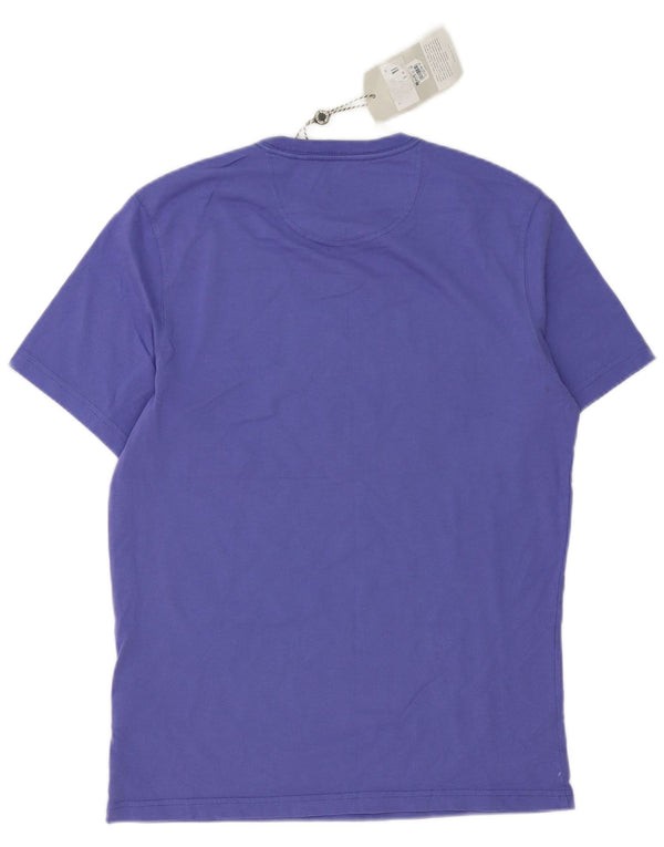 T-shirt grafica da uomo slim fit Barbour in cotone viola medio