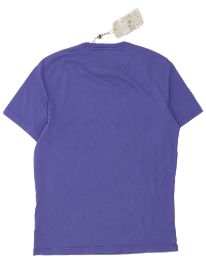 T-shirt grafica da uomo slim fit Barbour in cotone viola medio