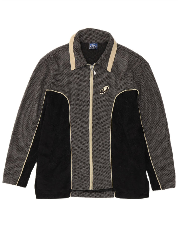 Giacca da tuta ASICS da uomo, colore grigio medio