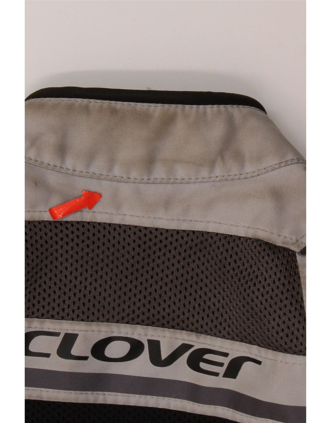 Clover Womens Graphic Racer Jacket UK 6 XS Multicoloured Colourblock