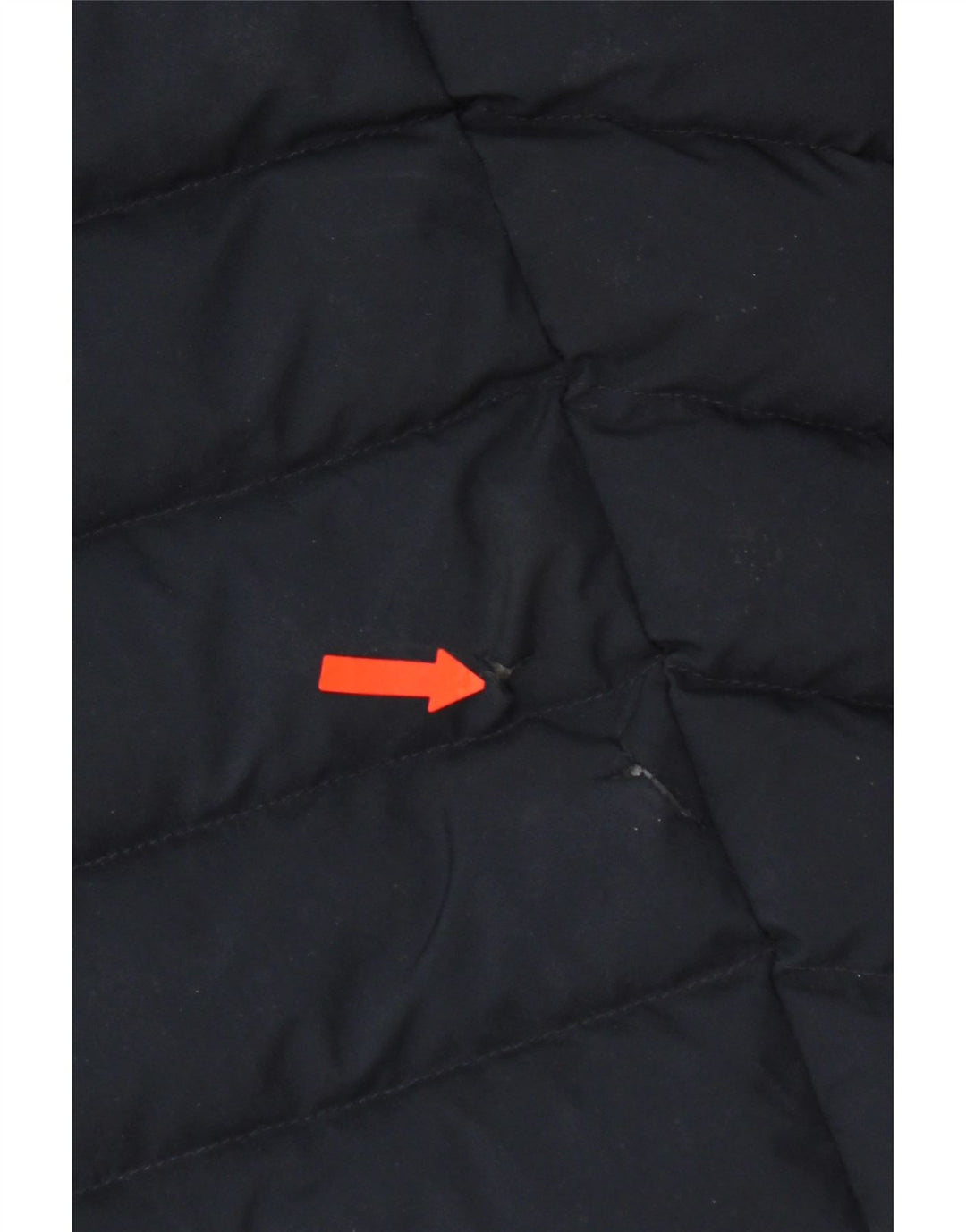 Cappotto imbottito con cappuccio da donna Superdry UK 10 Small poliestere blu navy