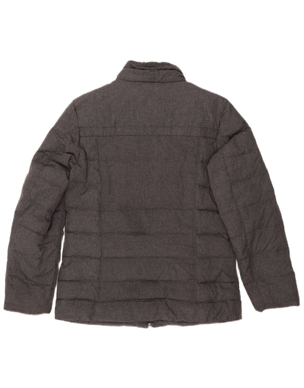 Giacca imbottita da donna BEST COMPANY UK 14 grande grigia