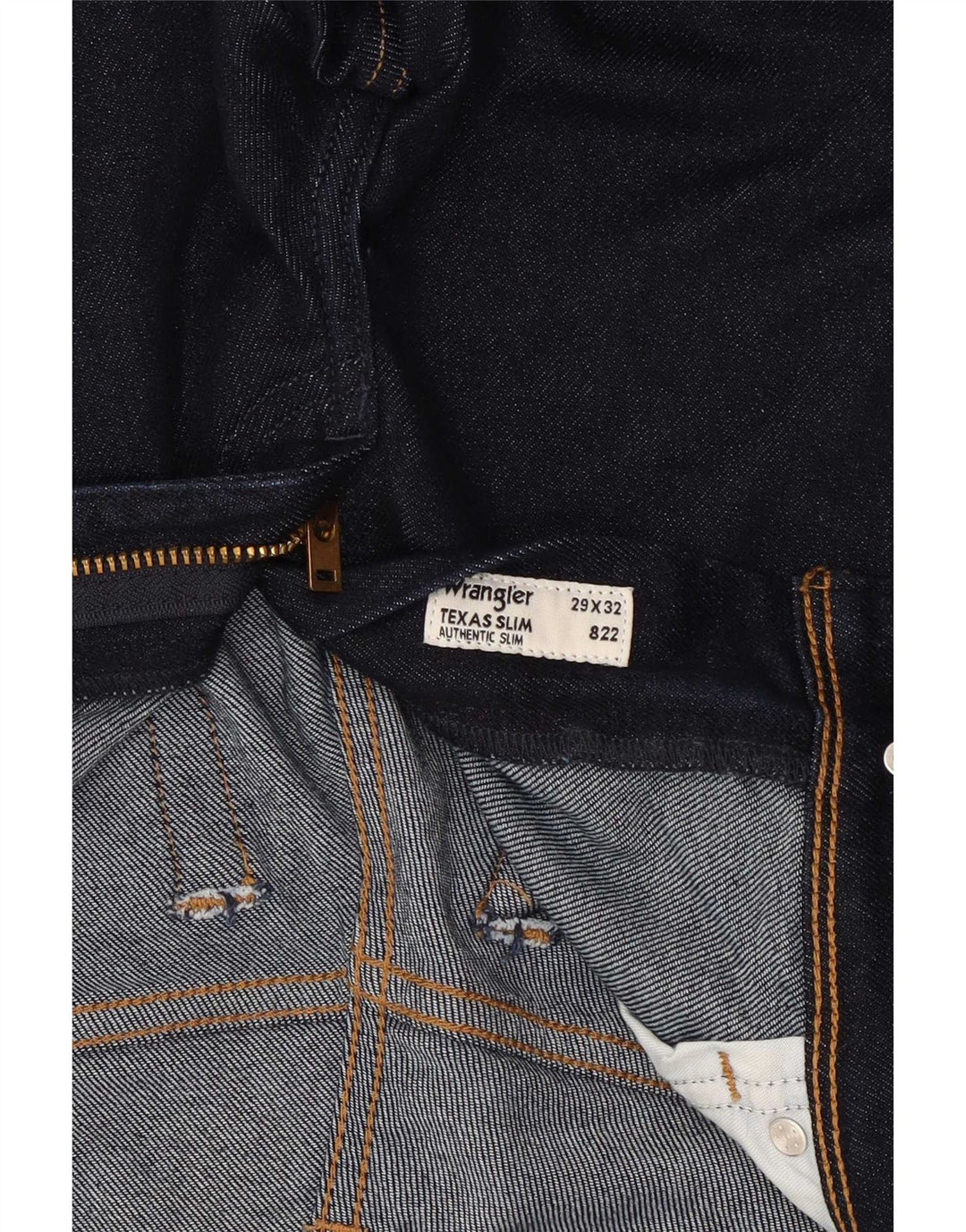 Jeans Wrangler Texas Slim da donna W29 L32 cotone blu navy