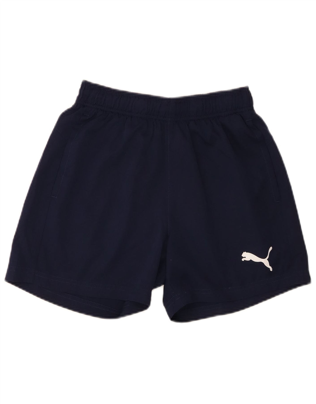 Pantaloncini sportivi da donna Puma UK 10 Small Blu Navy Poliestere