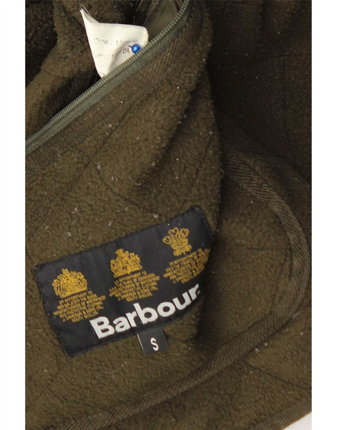 Giacca trapuntata da uomo Barbour UK 36 Small Verde Poliammide