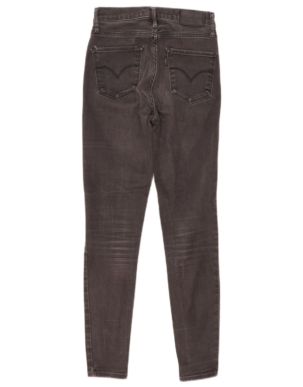 Jeans Levi's da donna 720 super skinny a vita alta W25 L26 cotone grigio