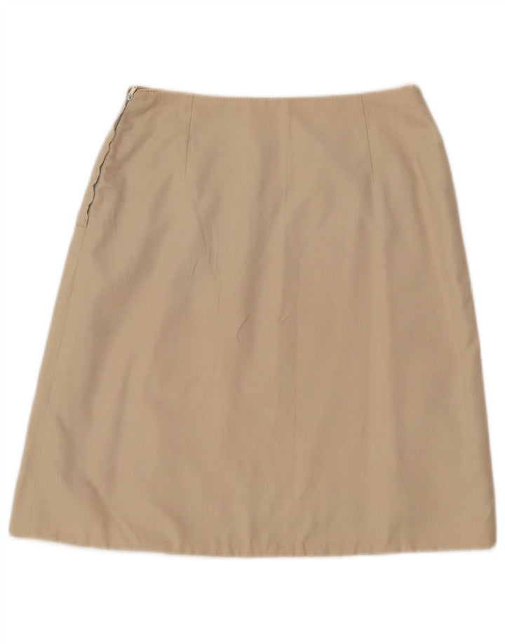 Gonna midi vintage da donna piccola W27 Beige