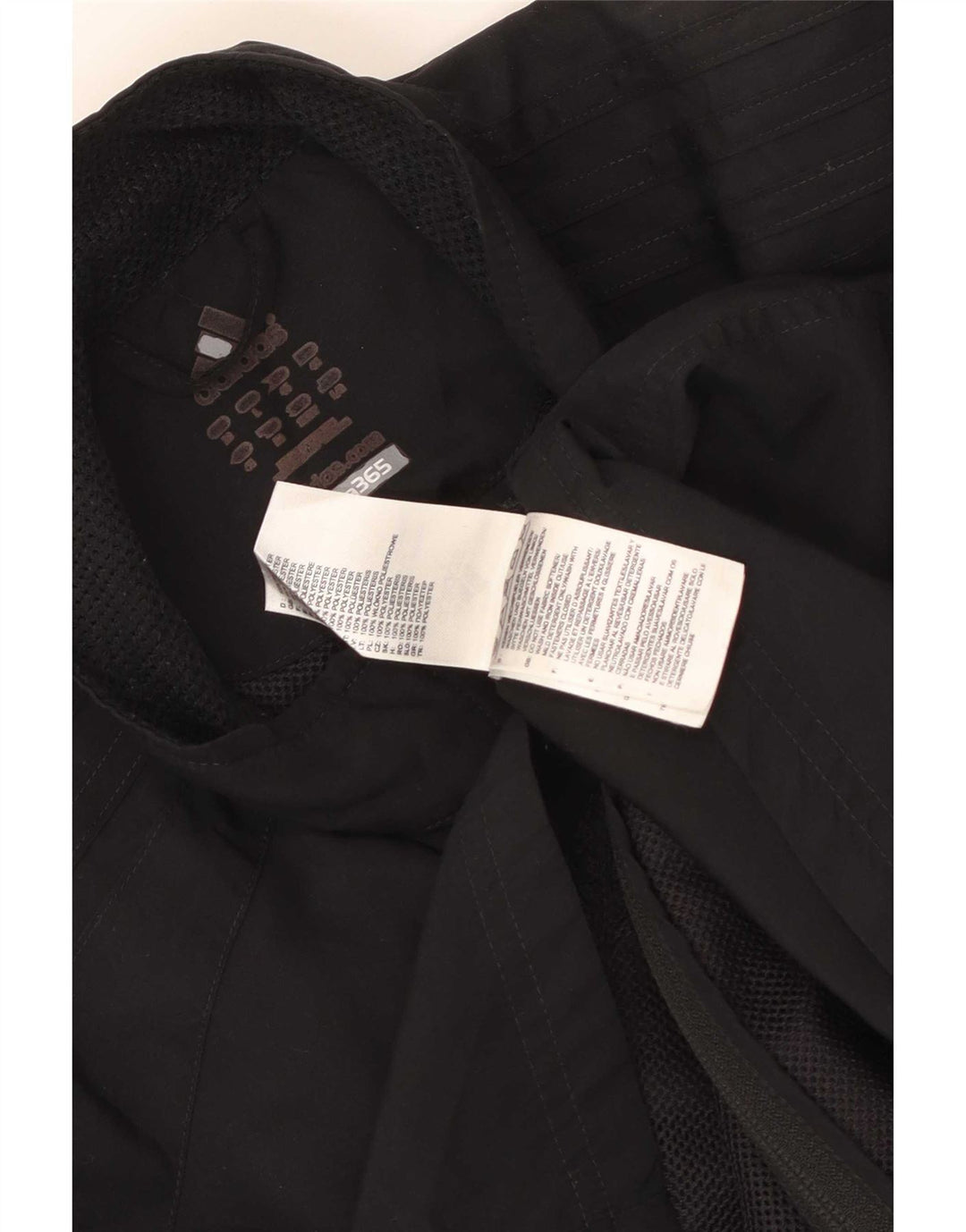 Adidas Giacca da tuta da donna UK 16 Large Nero Poliestere