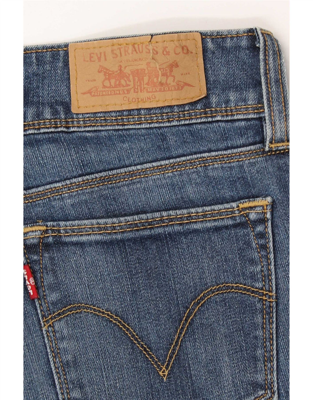 Jeans Levi's 571 Slim da donna W27 L34 cotone blu