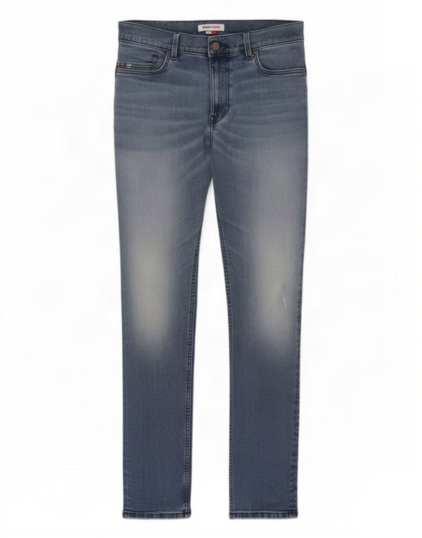 Tommy Hilfiger Uomo Simon Skinny Jeans W34 L34 Cotone Blu