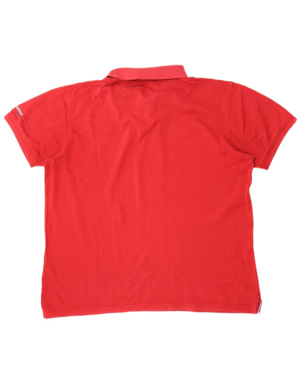 Polo da uomo Harmont & Blaine XL in cotone rosso