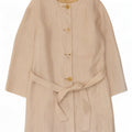 Cappotto da donna Elegance UK 12 Lino a spina di pesce beige medio