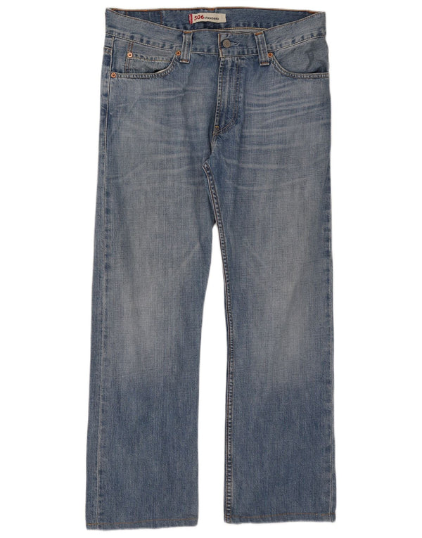 Levi's Uomo 506 Jeans dritti W34 L29 Cotone Blu