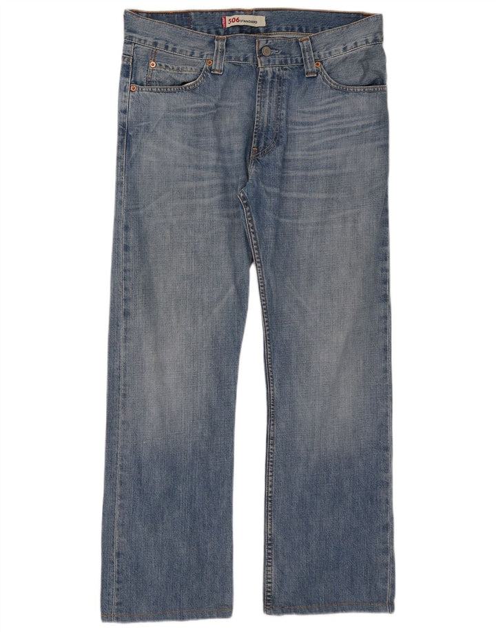 Levi's Uomo 506 Jeans dritti W34 L29 Cotone Blu