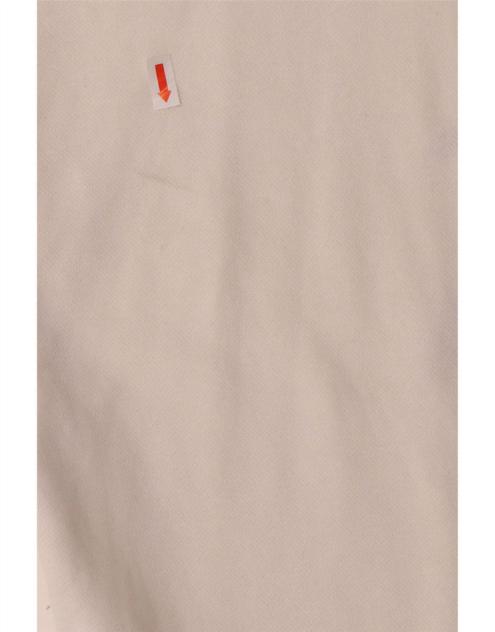 Felpa con grafica oversize da donna ADIDAS UK 12 media bianco sporco
