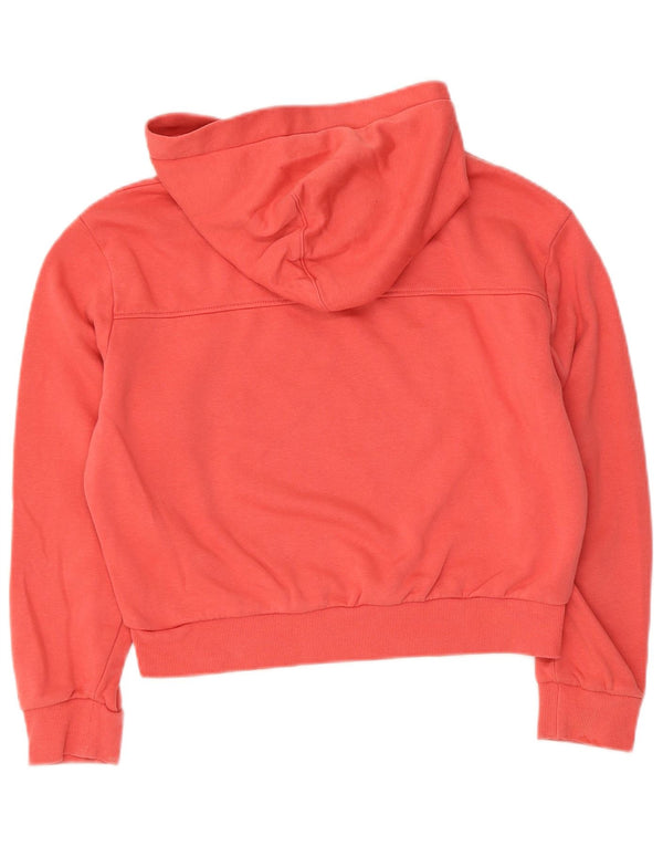 Maglione con cappuccio grafico oversize da donna Tommy Hilfiger UK 8 piccolo rosa