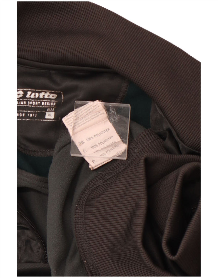 Giacca da tuta da uomo LOTTO XL Poliestere color block grigio