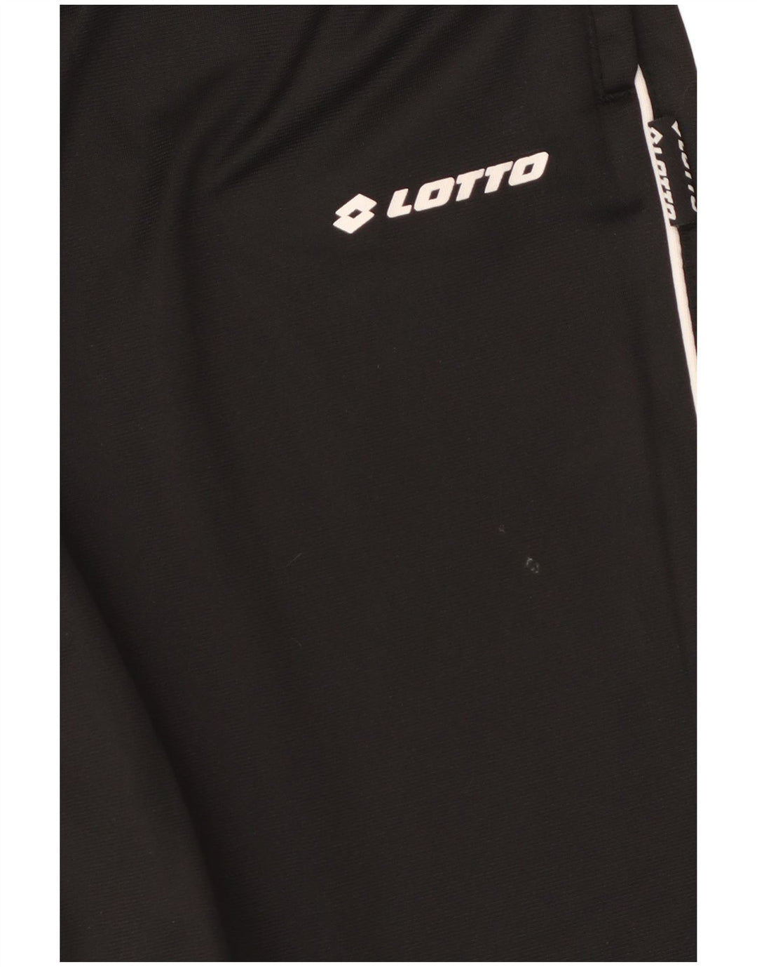 Pantaloni da tuta da uomo Lotto Joggers grandi in poliestere nero