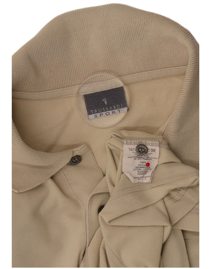 Polo Uomo Trussardi XL Cotone Beige