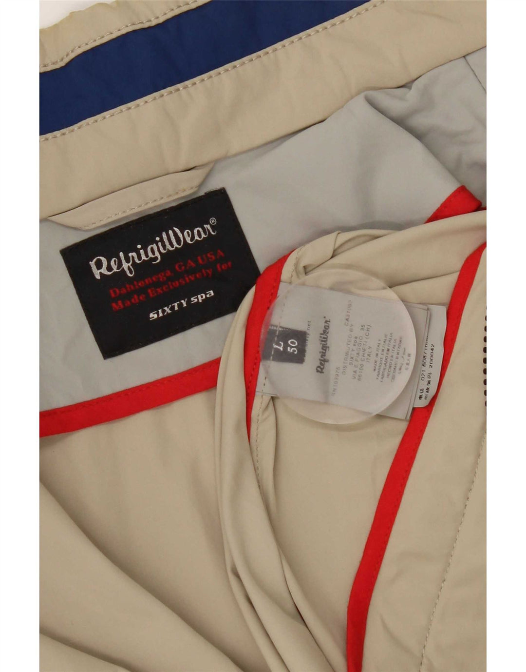 Bomber da uomo Refrigiwear IT 50 Large Khaki Nylon