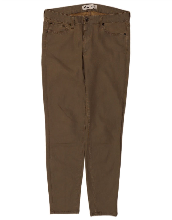 Jeans skinny da donna Zara EU 40 medio W30 L26 kaki
